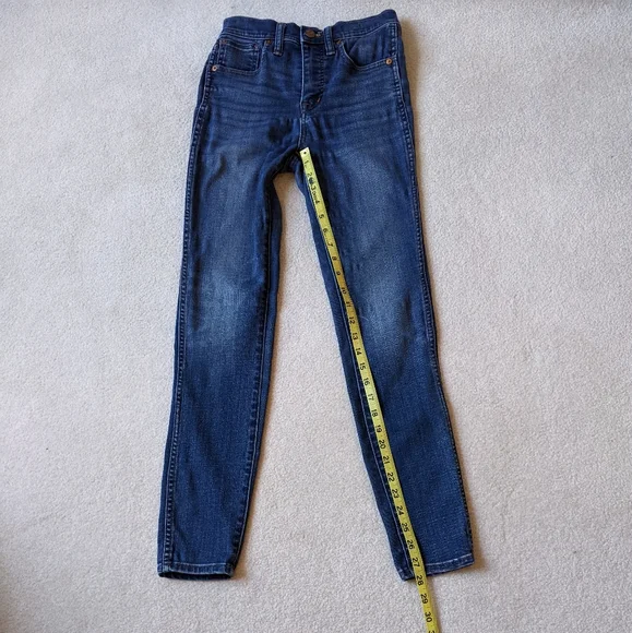Madewell 10" high-rise skinny jeans size 24 - Picture 6 of 8